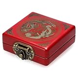 Organisateur de bijoux rétro en bois : cette boîte à trésors en bois travaillée peut contenir des bijoux, des outils, des objets de collection, des cartes postales, des lettres, des souvenirs et autres petits objets. boîtes décoratives avec couvercle