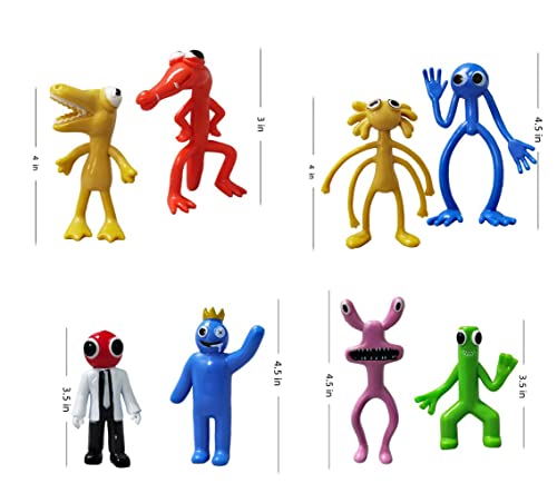Poprore 8 Pcs Rainbow Friends Toys Gaming Action Figures Gift For Kids Halloween Thanksgiving Christmas Birthday Gifts (Series-8Pcs-1) #TOP1