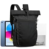 Mochila De Senderismo Impermeable,Mochila De Tela Oxford - Mochila plegable de gran capacidad - Mochila portátil con cremallera para hombres, mochila al aire libre para viajes y acampadas