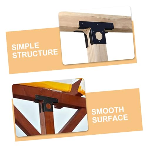 Support de pergola métallique d'angle pour fixation robuste de canopy - 8