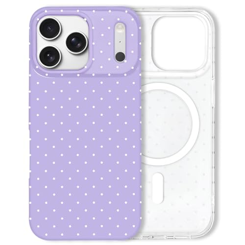 Coque iPhone 17 Pro magnétique violette Hython en TPU souple 6,3 pouces