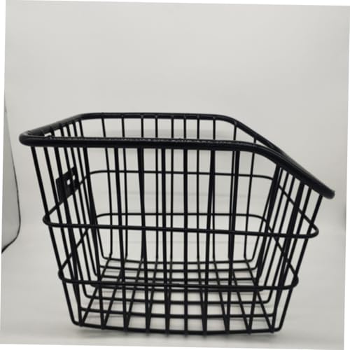 Panier arrière métal résistant et durable avec finition noire anti-corrosion