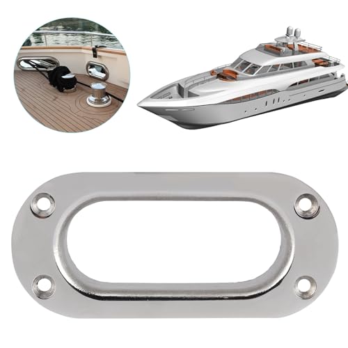 Ylwxzenith 316 Stainless Steel Boat Hawse Cable Guide, Polished Fairlead for Modern Watercraft, Install, Durably Marine Accessory - Thumbnail 6