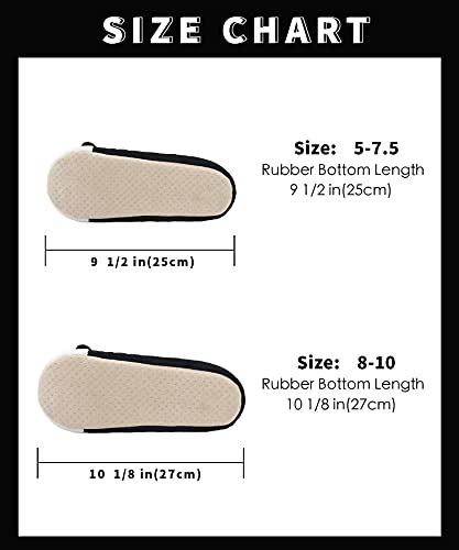 Dicuird Womens Slipper Socks Low Cut Comfy&Warm Animal Non-Skid Bedroom Slippers(Panda, 10-13) #TOP2