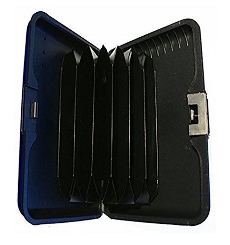 Customized 3D Laser Engraved Personalized Aluminum Hard Credit Card Custom Wallet (Black) #TOP1