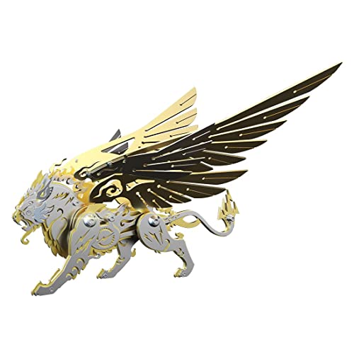 Metalkitor Flying Tiger Mechanical Metal Model Kit 120-Part DIY Desk Ornament