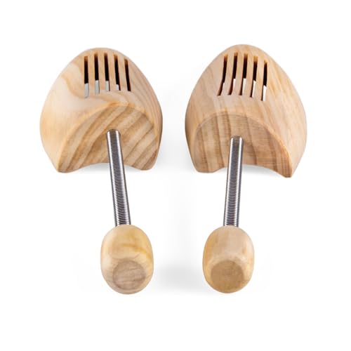 Blumtal® Schuhspanner für Damen und Herren aus Echtholz im 2er Set - Knickschutz Schuhe - Schuhstrecker Kiefernholz - Schuhspanner Herren - Schuspanner Damen - Shoe Tree- Schuhstrecker - Gr. 42-43