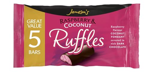 Jamesons Raspberry & Coconut Ruffles 26g 5 Bars