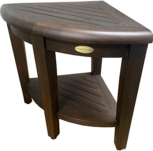 Decoteak Teak Corner Shower Bench (Non Assembled)