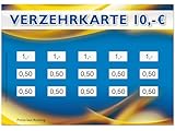 250 Verzehrkarten Motiv: Dorffest, DIN A7, Gesamtwert 10 Euro, Einzelwerte 0,50 und 1,- Euro, praktische Alternative zu Wertmarken, für Vereine & Gastronomie, einfaches bargeldloses Bezahlen