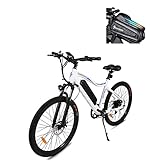 【Batería de iones de litio de 48 V y 11,8 Ah】 Una buena batería es esencial para la bicicleta eléctrica, nuestra batería para garantizar una larga vida útil y una alta seguridad. Desmontable, oculto en el marco y fácil de instalar. 1 año de garantía para la batería. F100 te ayuda a alcanzar 40-80 km de alcance por carga.