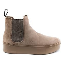Frau 38C3 Cachemire Beige Chaussures Femme Bottines Beatles Daim Plateforme - Les Beatles, Paul McCartney, John Lennon, RIngo Starr, George Harrison Frau 38C3 Cachemire Beige Chaussures Femme Bottines Beatles Daim Plateforme – Image 3