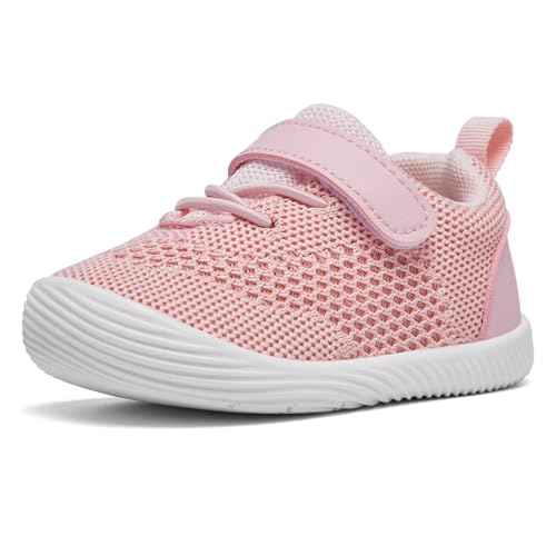 Image of MORENDL Toddler Sneakers Baby Boys & Girls Barefoot Shoes Lightweight Breathable Walking Running Tennis Athletic Sport Shoes
