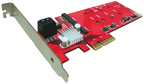 Ableconn Pexm2-2Sa Dual M.2 Sata Ssd Pcie Raid Controller Card With Dual Sata Iii Ports - Support 2X M.2 Ngff Sata Ssds + 2X Sata 6G Ports #TOP7