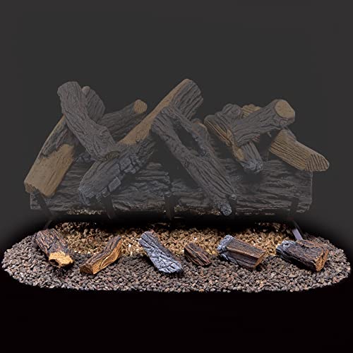 Duluth Forge For Vented & Ventless Sets Ember Log Bed Kit Model# Felk, Brown #TOP5