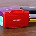 SD Card Holder, Honsky Waterproof Memory Card Holder Case for SD Cards, Micro SD Cards, SDHC SDXC, Red