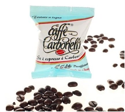 50 cápsulas monodosis estándar Caffè Carbonelli mezcla descafeinado