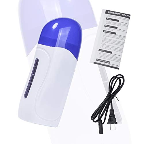Portable Wax Warmer for Hair Removal, Depilation Roll On Brazilian Wax Heater for Women and Men…