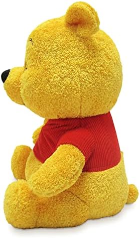 Disney Store Official Winnie the Pooh Weighted Small Soft Toy, 36cm/14, Cuddly Toy with Removable Weight, Winnie The Pooh Stuffed Animal with Embroidered Details, Soft-Feel, Suitable for All Ages