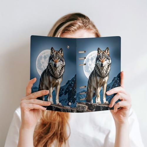 Carnet de notes en cuir synthétique Timberwolves élégant format A5
