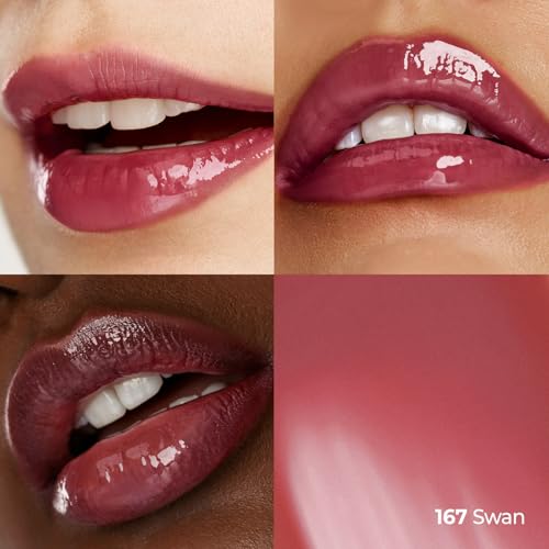Image of Laka Fruity Glam Tint | Glowing Korean Lip Tint with Hydrating Lightweight Texture | Buildable Color, Non-Sticky High Shine Gloss | K-Beauty Korean Makeup | #167 Swan?, 0.15oz