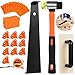 34 Pcs Laminate Flooring Tools Kit, Professional LVP Installation Kit with 20 Flooring Spacers, Tapping Block with Handle, 16.4ft Tape Measure, Pull Bar, Rubber Mallet to Install Vinyl Plank Flooring