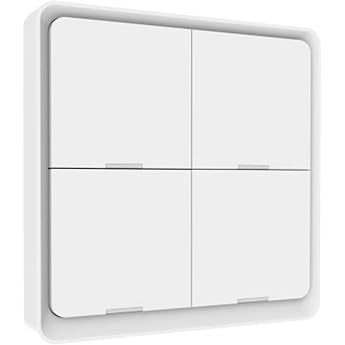Wireless Wall Switch Wireless 4 Scene Switch Scene Paste Switch 4-Button Scene Paste Switch Wireless for Smart Devices