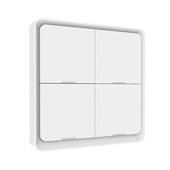 Wireless Wall Switch Wireless 4 Scene Switch Scene Paste Switch 4-Button Scene Paste Switch Wireless for Smart Devices