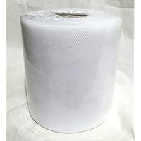 Aurora  Rotolo Tulle H 12,5 CM X 100 MT, Arancione, Bobina