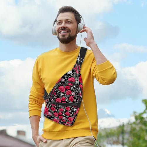 Bolso bandolera multiusos de estilo cruzado y estampado original Multicolor 10 3