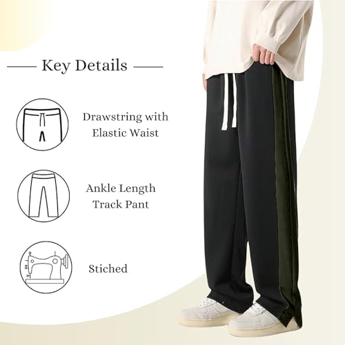 Image of Mehrang Loose Fit Track Pant for Men | Trouser Pant for Men | Track Pant for Men Loose Fit | Baggy Track Pant for Men | Track Pant Men | Men Stylish Track Pant