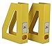 Acrimet Magazine File Holder (Yellow Color) (2 Pack)