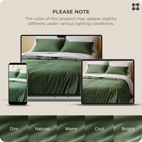 Bedsure PureWoven Cooling Duvet Cover, Ideal for Hot Sleepers, King Size by Bedsure - Used condition - Image 8