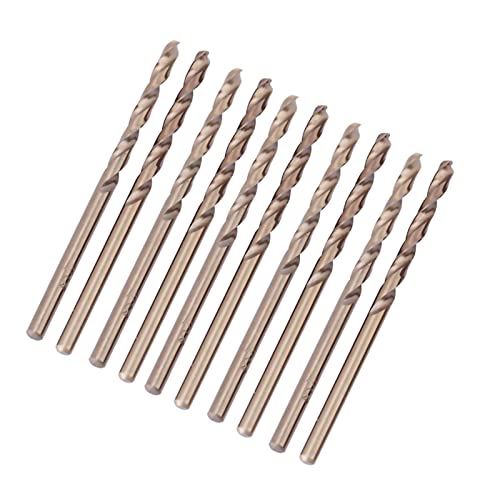 Set Punte Trapano, Fydun 10 Pezzi M35 Punte Trapano Cobalto Hss Punta Ferro 1Mm - 5Mm Punte Trapano Metallo Professionali Punta Elicoidale Per Forare 