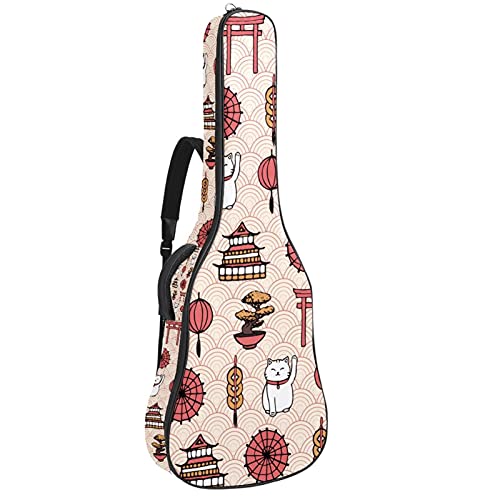 Sac de transport guitare classique et basse Lucky Cat Temple pour vos déplacements