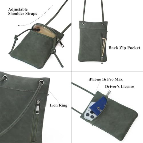 Image of Small Crossbody Women Cell Phone Purse Wallet Bag With Shoulder Strap