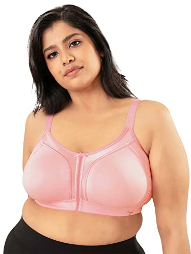 Image of NYKD NYB101 Cotton Non Padded Non Wired Full Coverage Everyday Bra M-Frame Bounce Control (Plus