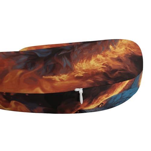 Almohada en U con espuma viscoelástica 30 cm cómoda miniatura 4