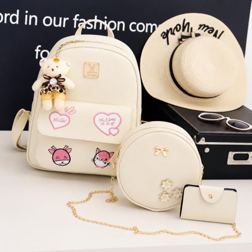 Image of ShopyVid 3-Piece Mini Backpack Set for Women & Girls | Rakhi Gift for Sister | Raksha Bandhan Gift for Sister