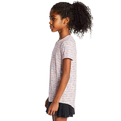 C9 Champion girls Supersoft Tech Tee T Shirt, Multicolored Space Dye, Large US2