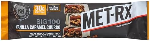 Met-Rx Big 100 Protein Bar, Vanilla Caramel Churro