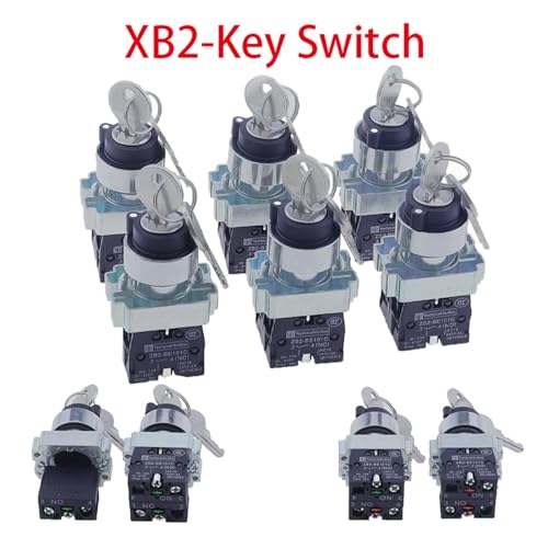 Bouton de sélection à clé XB2-BG45 interrupteur à réinitialisation 3 positions - 3