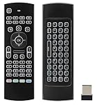 BIFANS MX3 2.4G Mini Wireless Keyboard Multifunctional Air Mouse with Backlit and Voice Input infrared Remote Control for Android TV Box MXQ/HK1/TX3/H96/X96/X88, Projector, PC MAC PS3 Pad XBOX:MX3-L-V