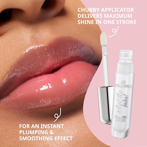 Gloss À Lèvres Essence What The Fake! - 100 Sheer Genius, Effet Volume - vue 6