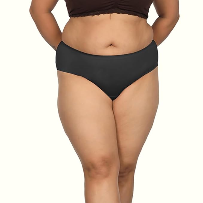 Mahina Ohh So Soft Modal Period Underwear |Mid Waist, Heavy Flow | Protective 2 yrs Reusable Leak Proof Period Panties for Women with Bonded Technology, 12Hr Use, Stain & Rash Free, Pad Free at Rs. 599