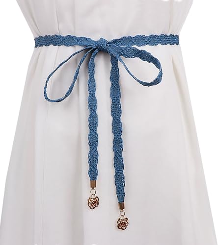 NIDMIDO Elegant Braid Belt for Women Woven Trendy Waist Belt Decorative Dress Belt for Women Girls Outfit2