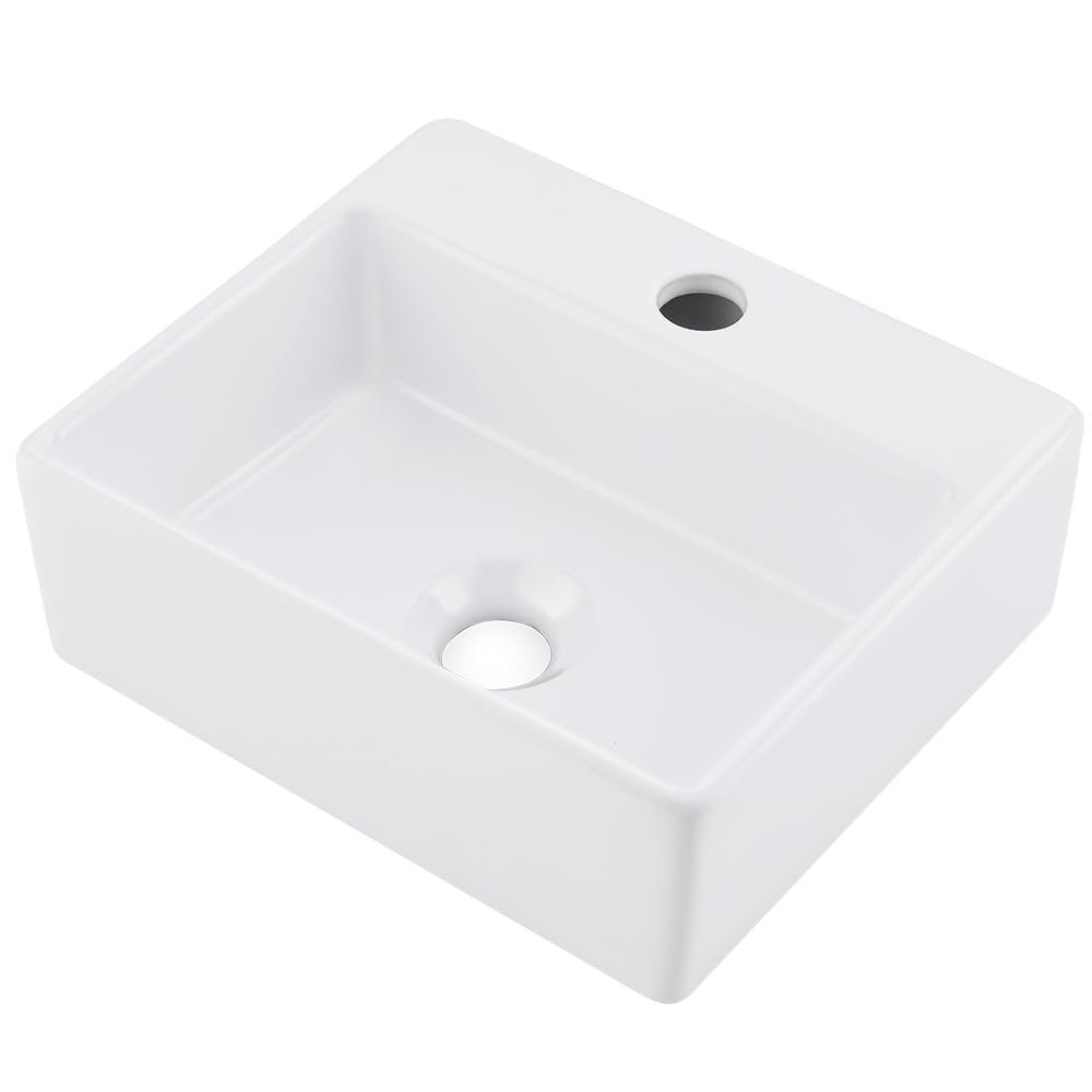 Évier de salle de bain mural 34x29 cm en céramique blanche pour petits espaces