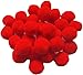 YYCRAFT 100pcs 1 inch Craft Pom Poms Balls for Hobby Supplies and DIY Creative Crafts, Party Decorations,Red