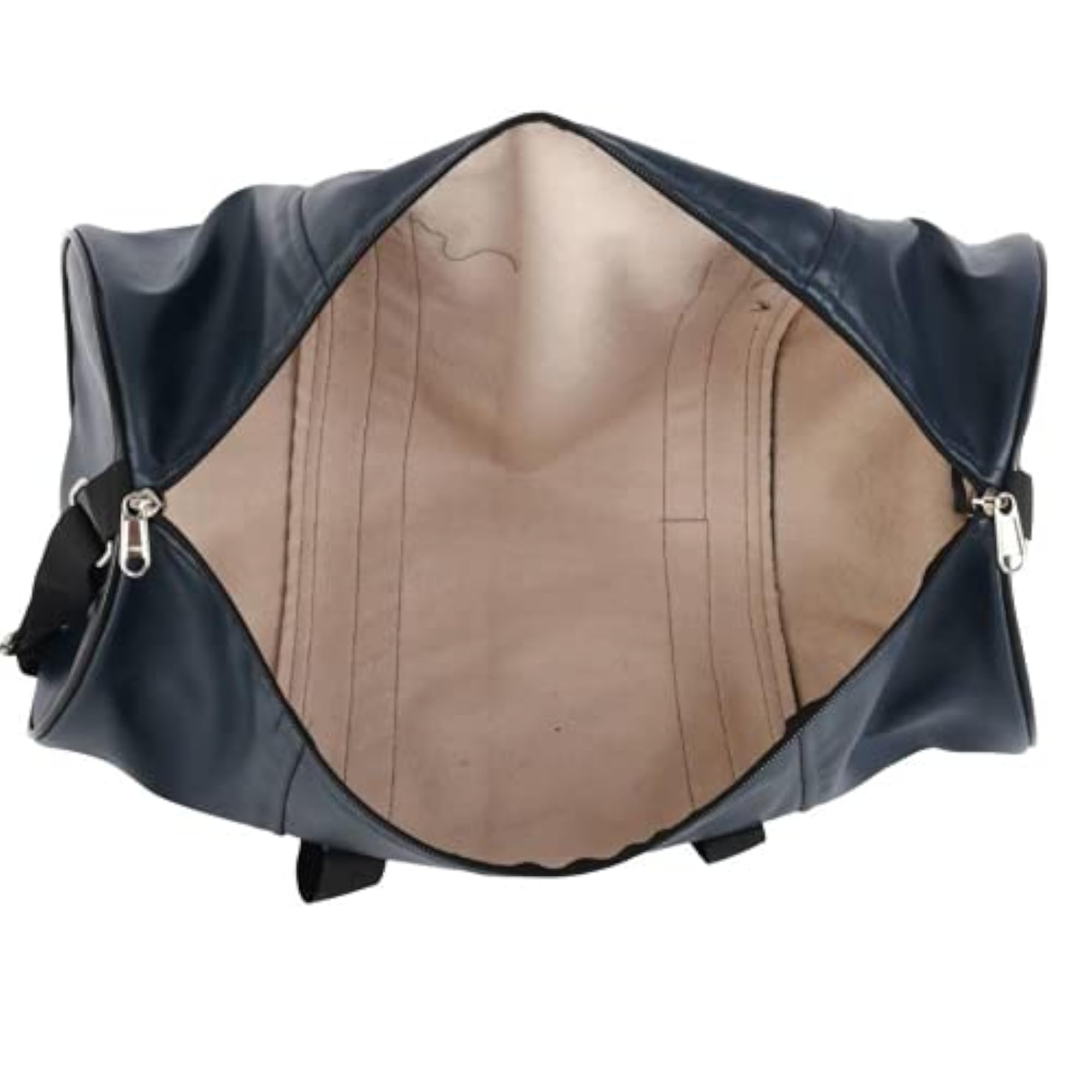 Stylish Leather Gym Bag with Shoe Compartment for Men & Women
