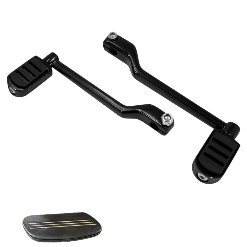 HDPUYWJN Motorcycle Heel Toe Shift Lever Compatible with Harley Davidson Touring Street FLHXSE Softail FLSTF(Shift Levers Pegs A)